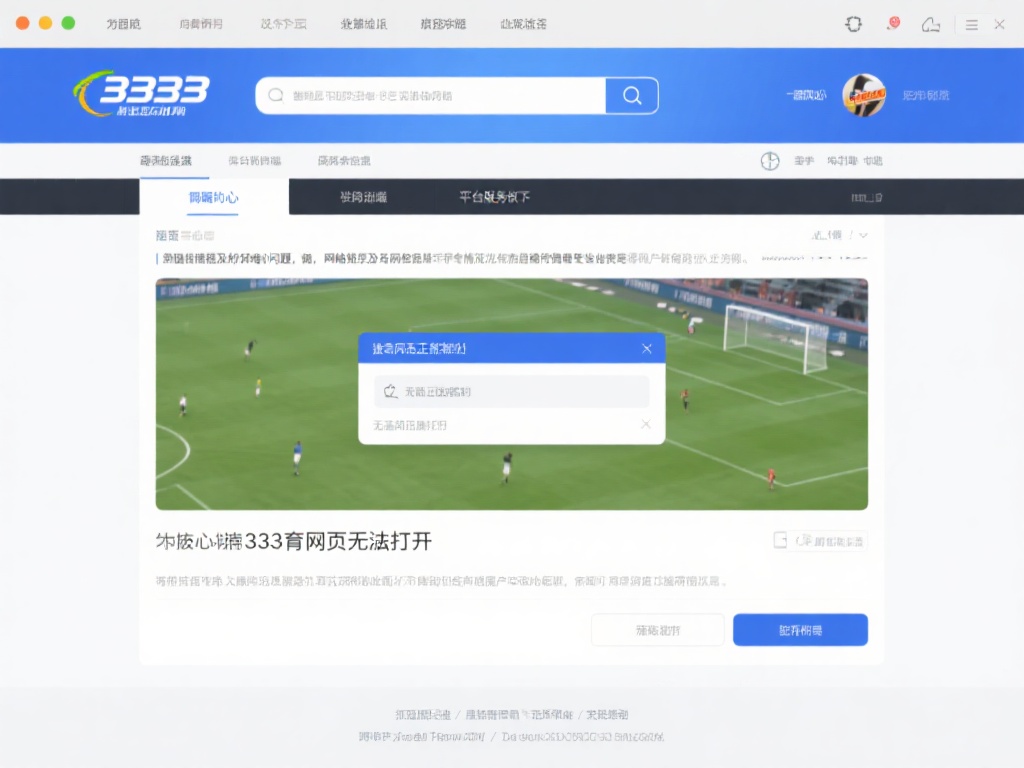应对333体育网页无法打开的方法与专业建议汇总