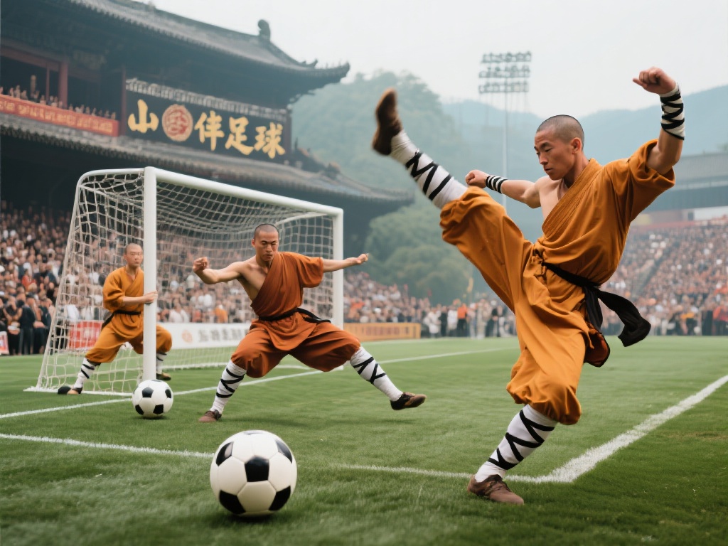 “333体育少林足球:引领体育娱乐新时代的开端” 少林足球顾名思义,将少林功夫融入足球运动。这种模式